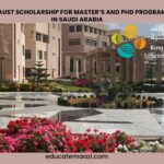 KAUST Fully Funded Scholarship for Master's and PhD Programs in Saudi Arabia 2025-2026
