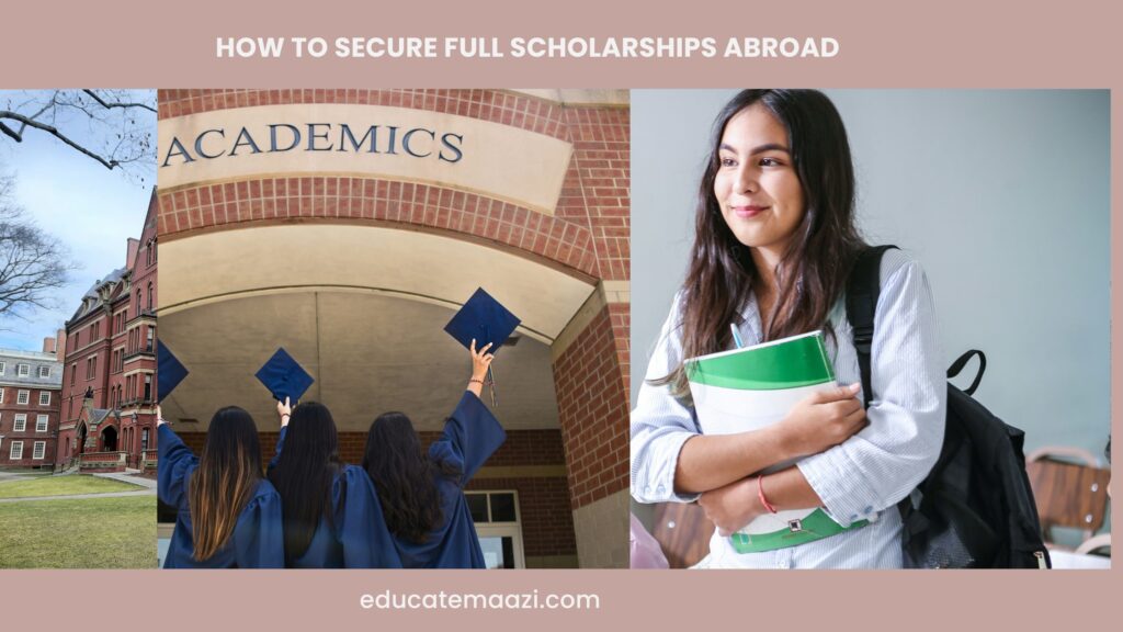 How to secure full scholarship abroad