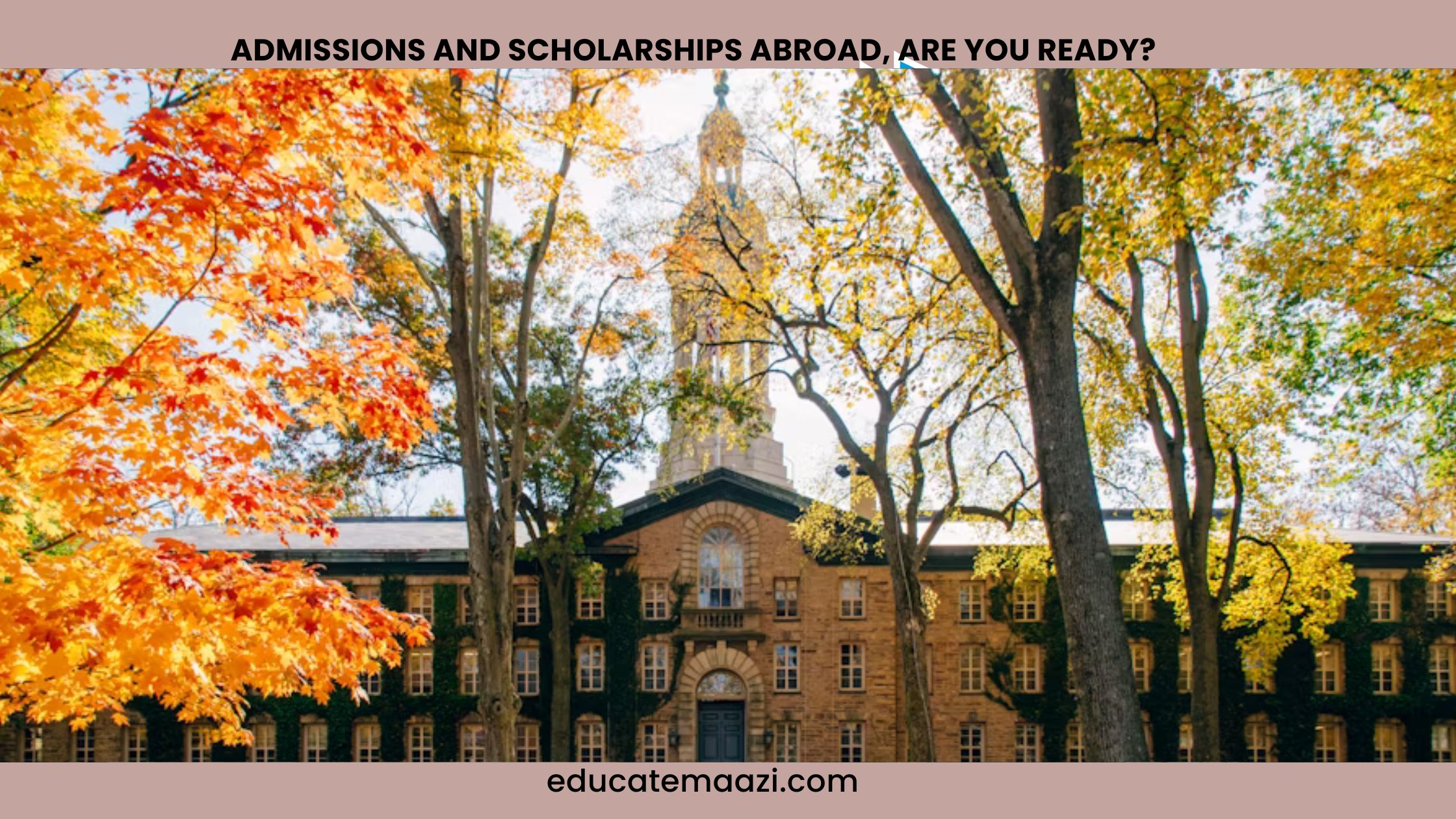 Admissions and Scholarships 2026, Are you Ready?