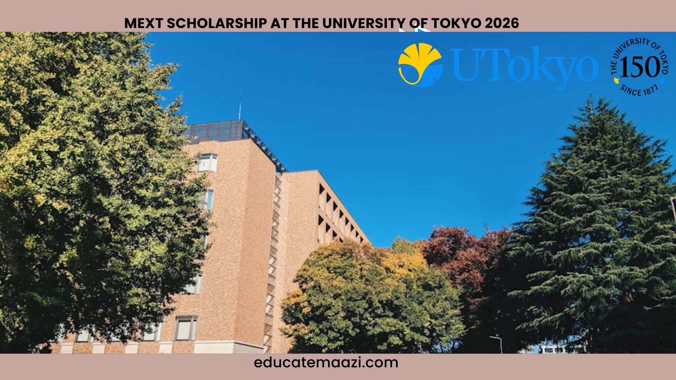 MEXT Scholarship at the University of Tokyo 2026